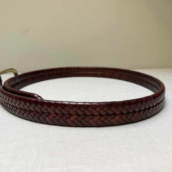 Men’s Braided Leather Coach Belt Size Large 36” - Picture 2 of 8